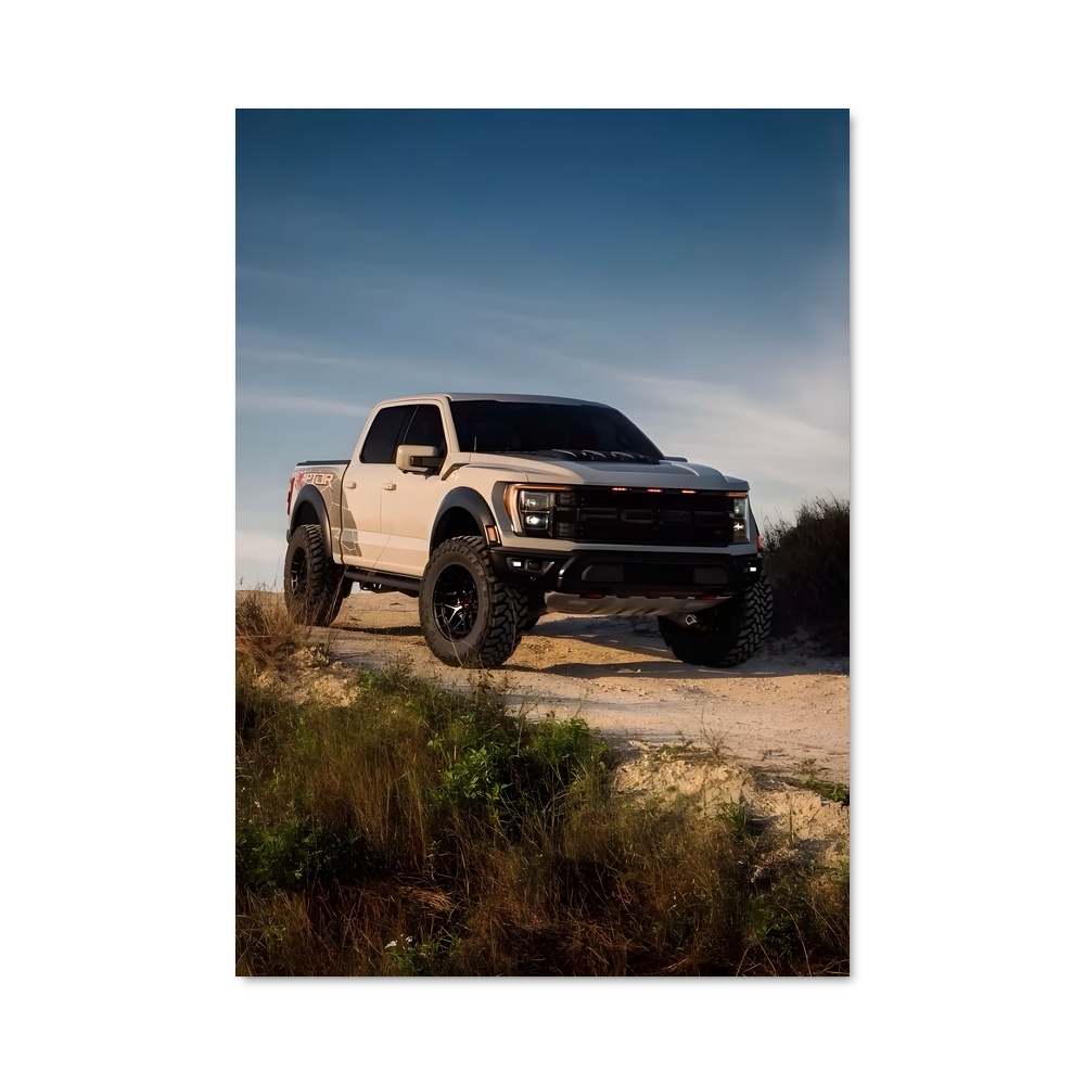 Poster Raptor sur la Route